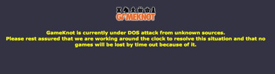 Gameknot Ddos attack
